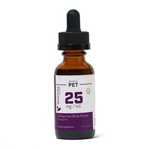 Receptra Pet Tincture 25mg/dose (1oz)