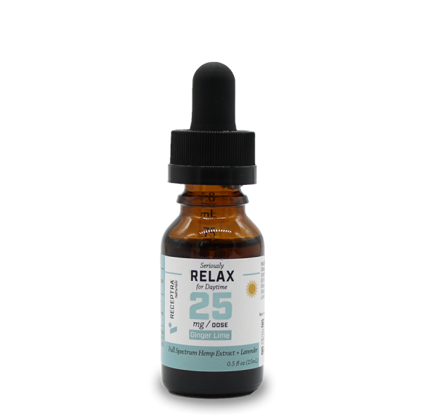 Seriously Relax + Lavender Tincture 25mg /dose (0.5oz)
