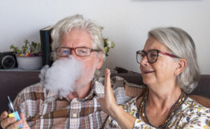 senior citizens smoking cannabis