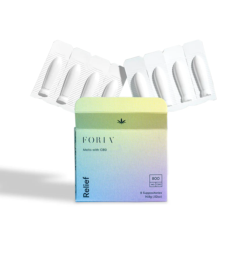 FORIA – Relief Melts with CBD for Pelvic and Menstrual Discomfort