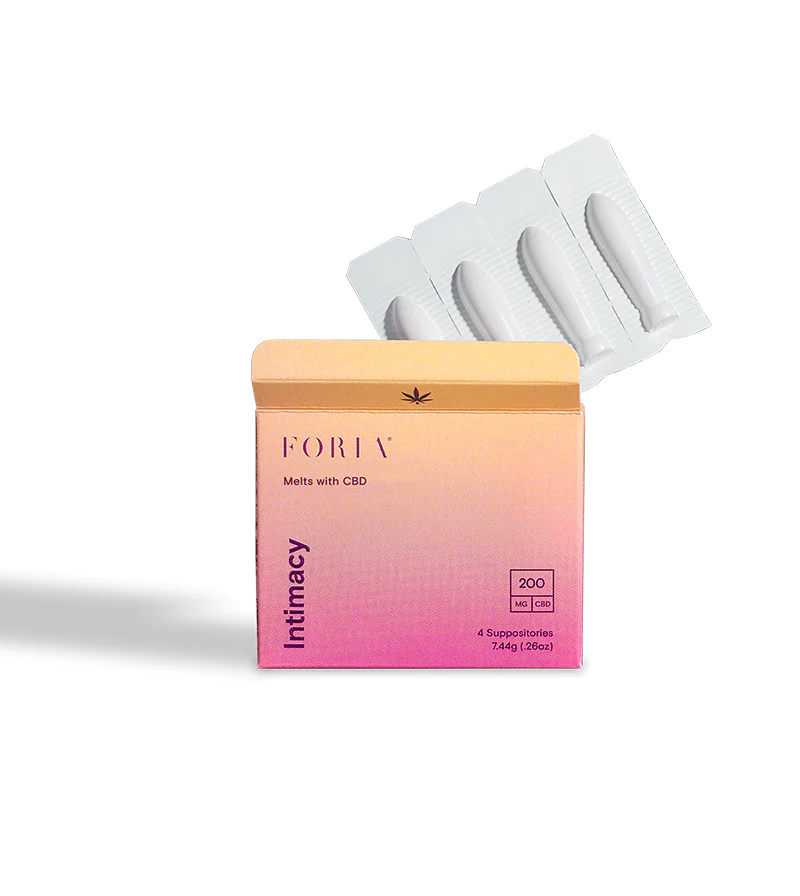 FORIA – Intimacy Melts with CBD Suppositories