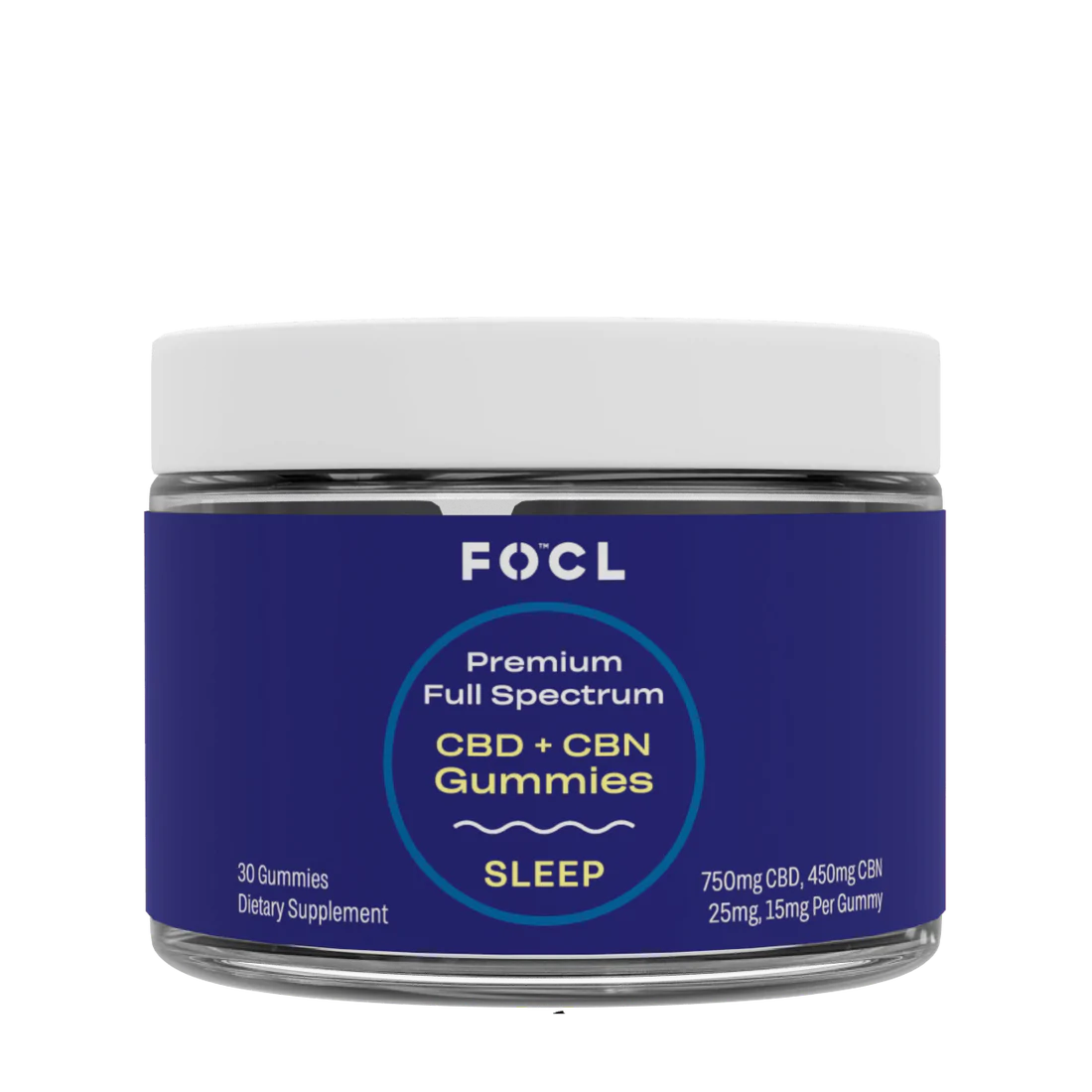FOCL – Premium Full Spectrum CBD + CBN Sleep Gummies