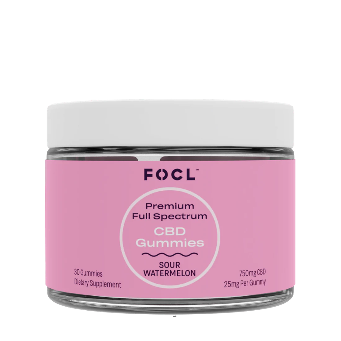 FOCL – Premium Full Spectrum CBD Gummies (Available in 3 Flavors)