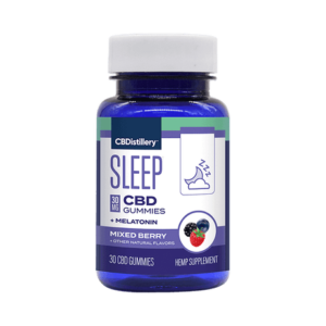 CBD Sleep capsules in bottle