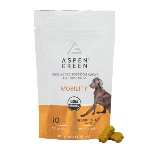 Aspen Green MOBILITY cbd DOG TREATS