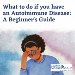 Girl with an autoimmune disease