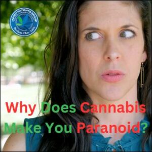 Paranoid girl on marijuana